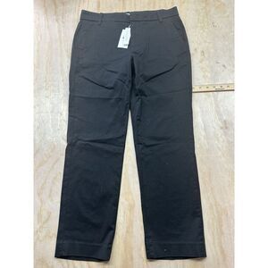 Vince Womens Pants Sz 8 Black Chino Slim Straight Career Work Office Capsule NWT
